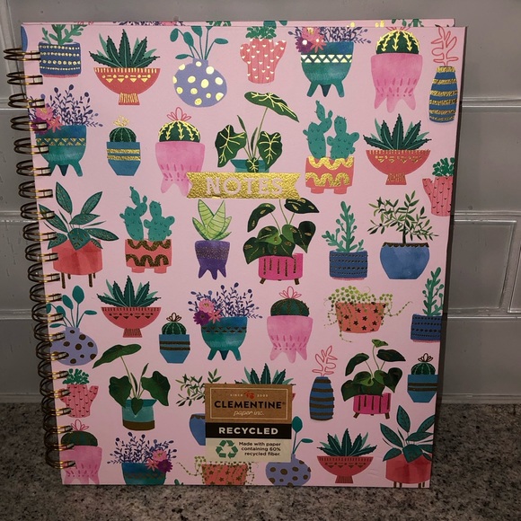 ✨NWT✨ Clementine Paper Spiral Notebook Journal & 3 Pack Pen Set in Gift Box - Picture 3 of 11